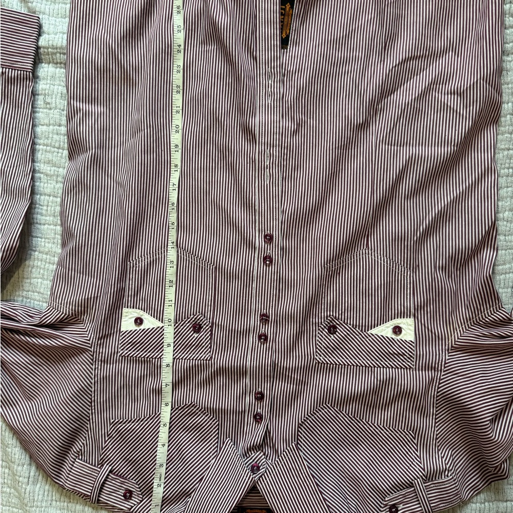 Striped Button-Up Shirt
